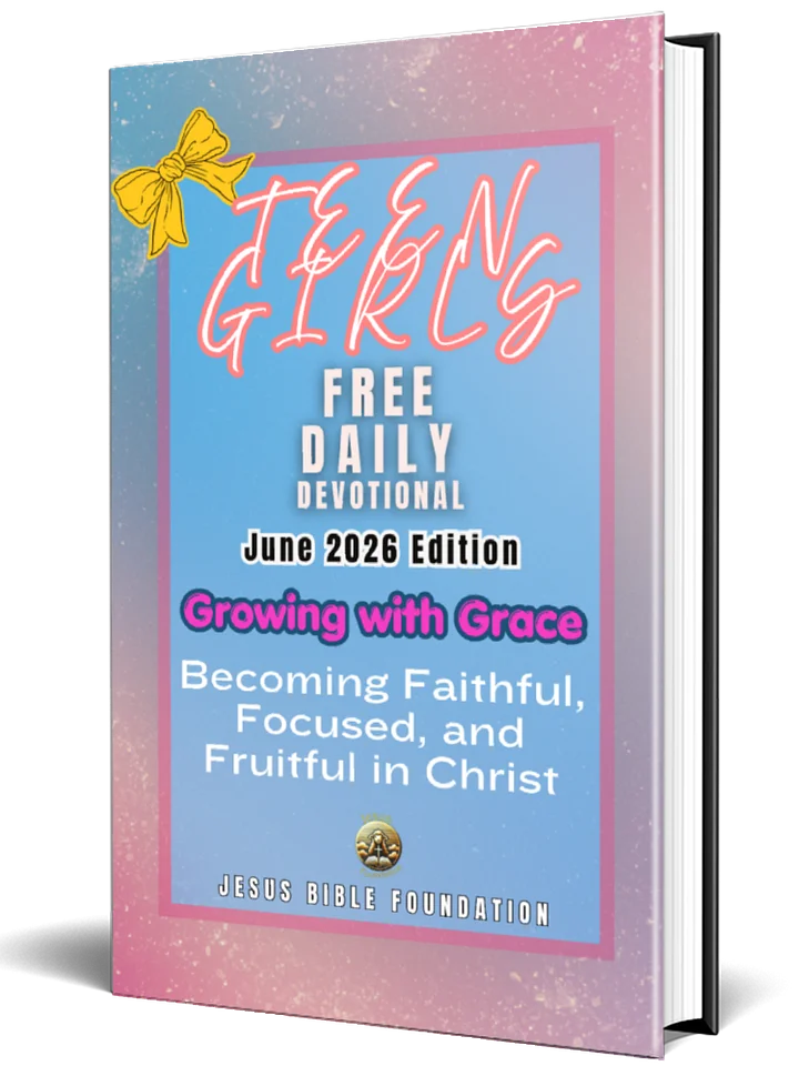 Teen Girls Free Daily Devotional June 2026 Edition: Growing with Grace: Becoming Faithful, Focused, and Fruitful in Christ product image (1)