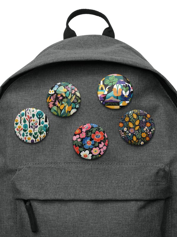 Whimsical Botanical Delight Pin Set product image (9)