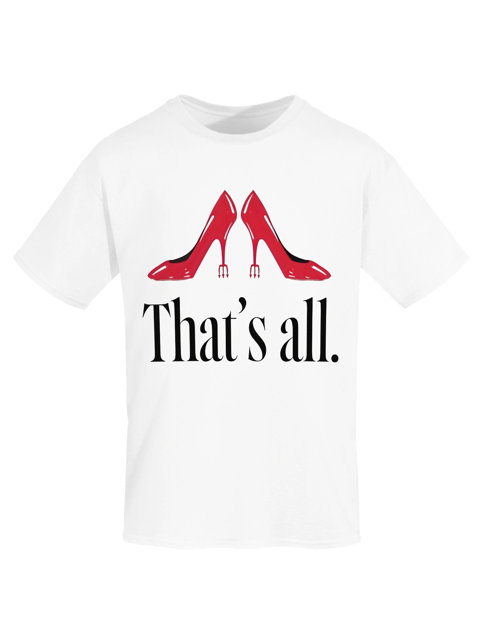 Red Stiletto Heel Statement Tee product image (5)