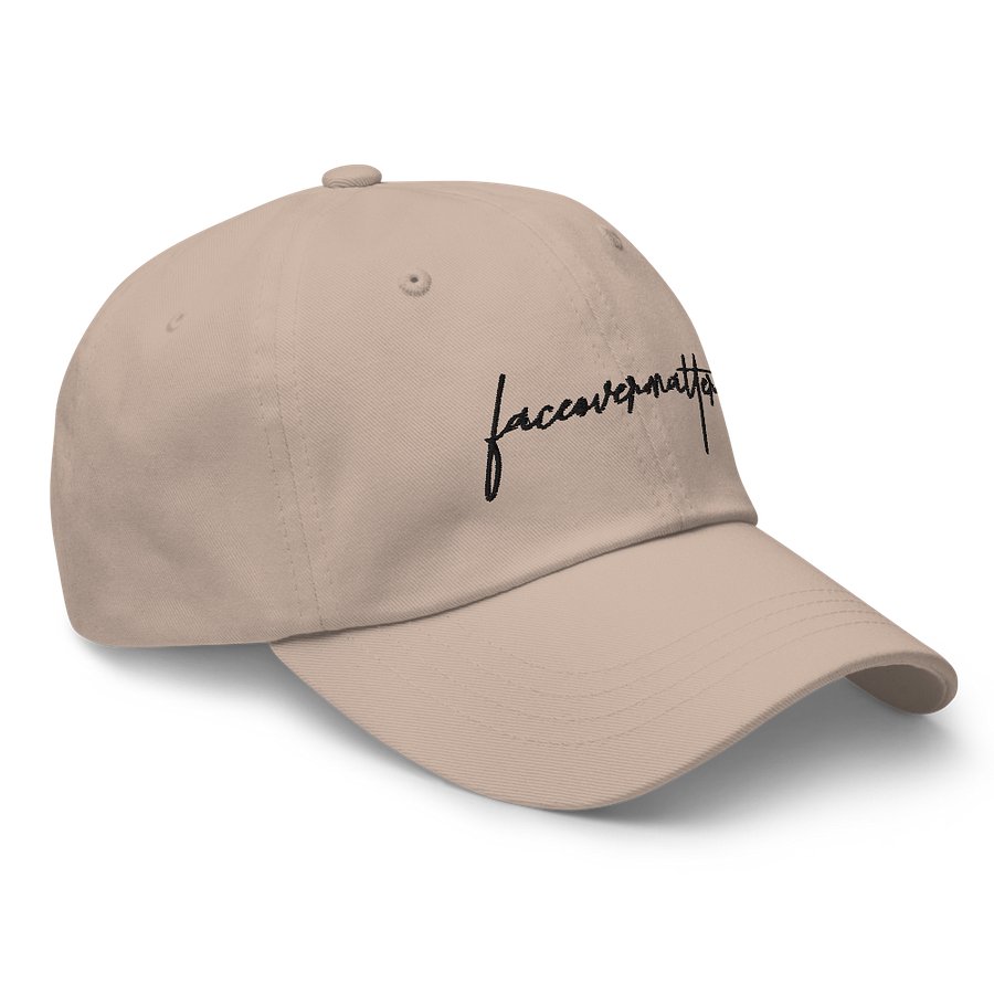 Faceovermatter Dad Hat (Stone) product image (3)