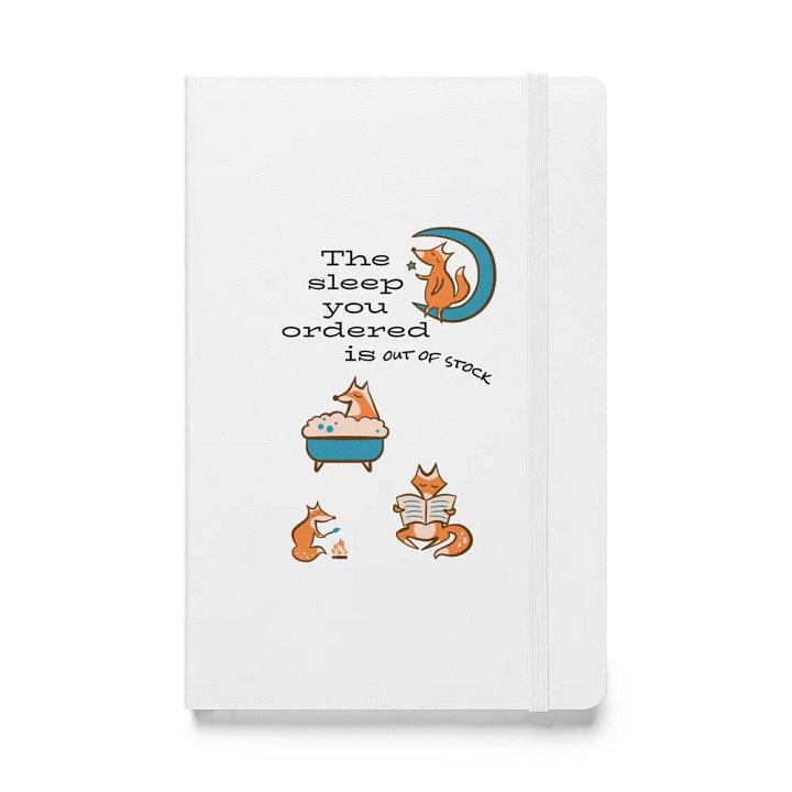 Hardcover Bound Notebook | JournalBook ( workaholic) product image (1)