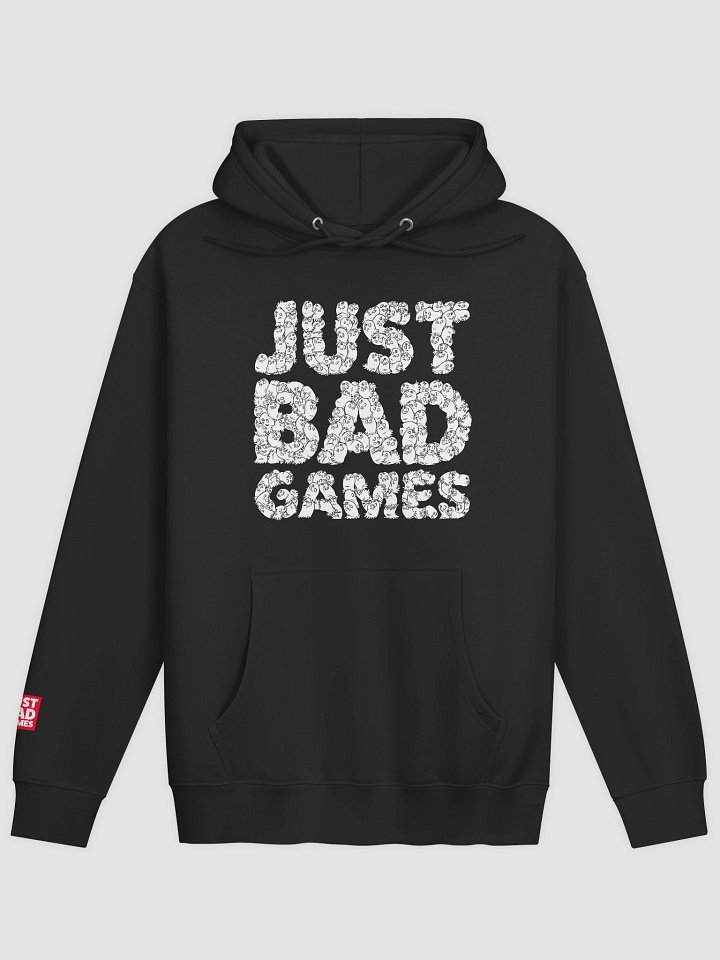 White Money Ghost Just Bad Games Logo Hoodie product image (5)