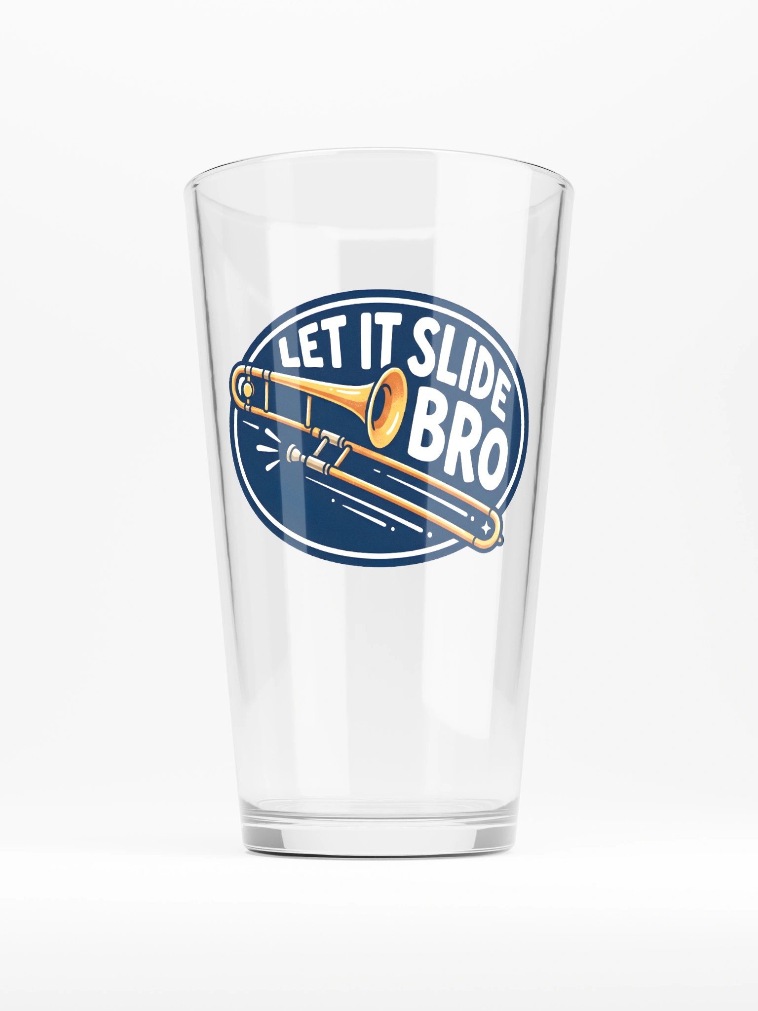 Let It Slide Pint Glass product image (1)