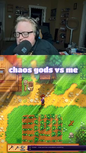 When Chat Decides to Raid Your Farm on Day One

Chat chose pure violence. When the Chaos Gods decide to drop bats on your far...