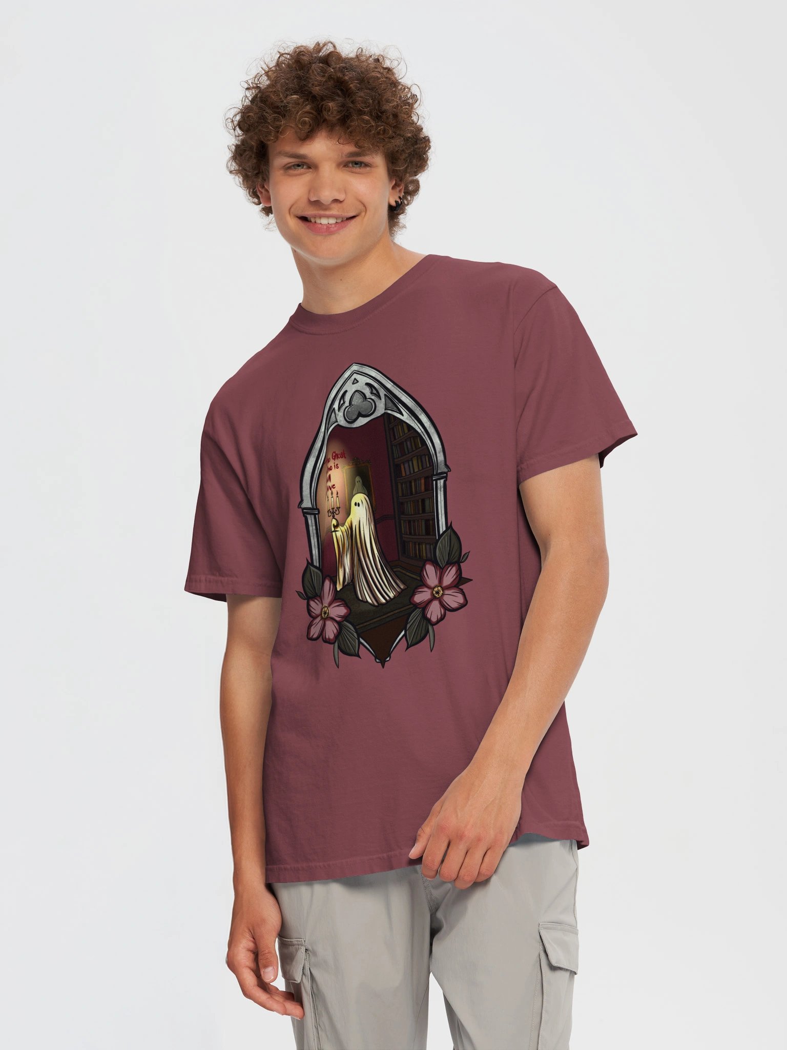 "Ghost Who Is Still Alive" Spooky Comfort Colors T-Shirt product image (9)