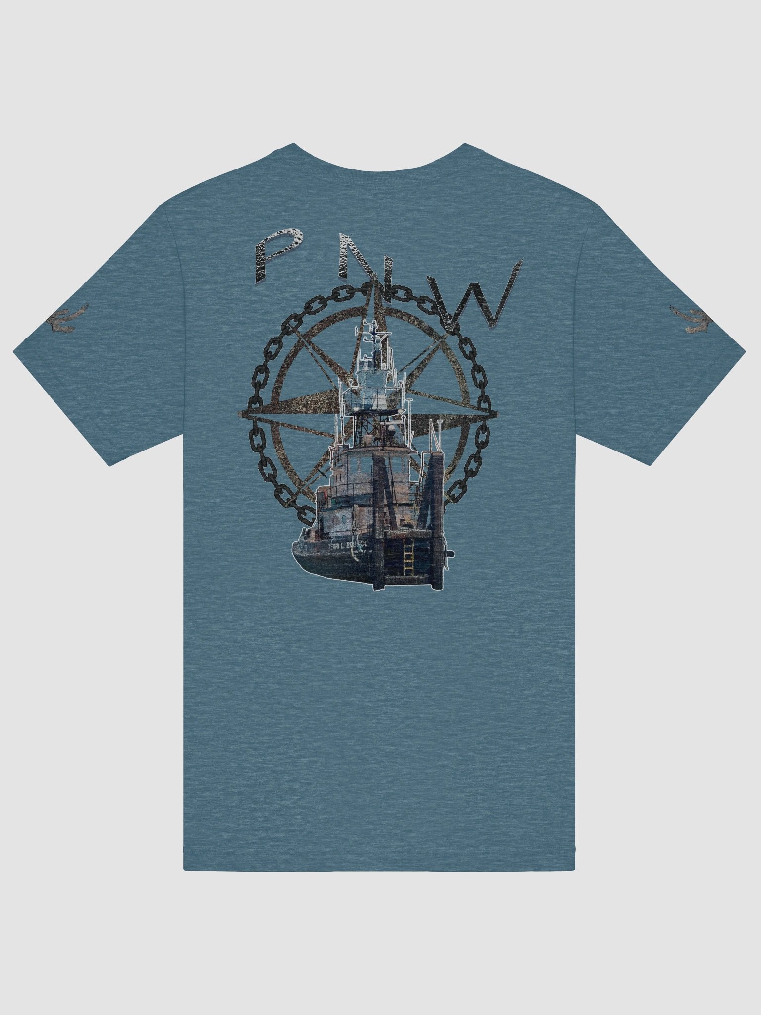 PNW - Compass Rose & Terri L. Brusco – Vigilant Marine Workwear | Twin Anchor Apparel Sternwatch Tee Line product image (6)