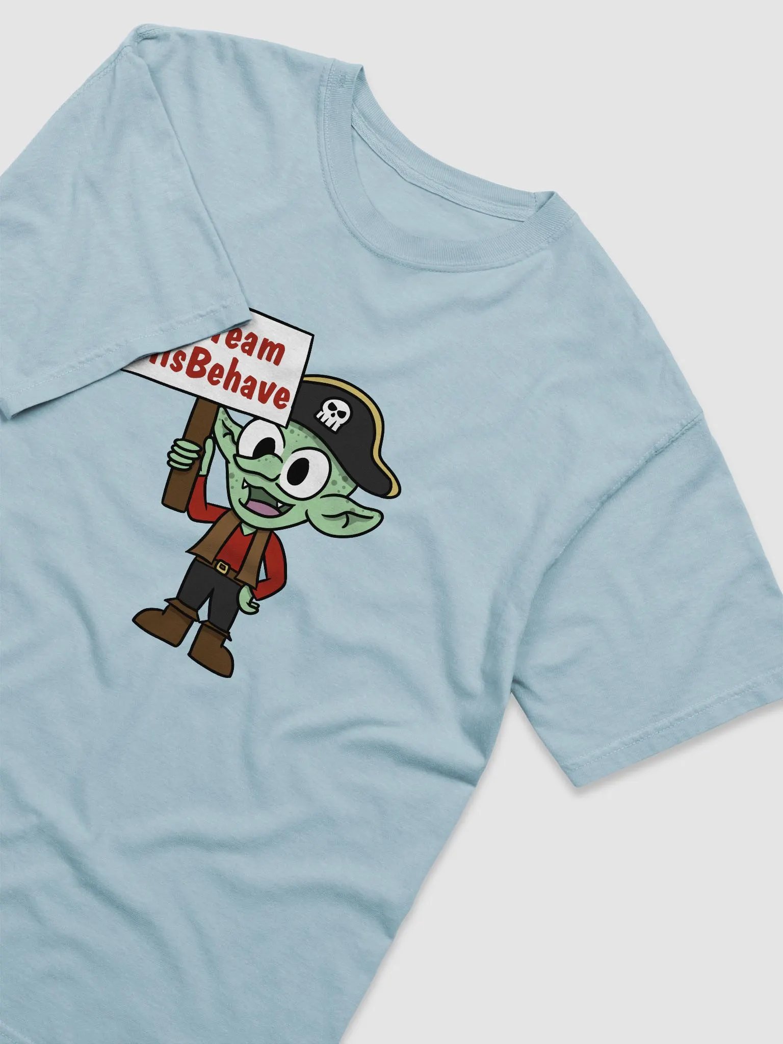 MisBehave Tee LBlue product image (3)