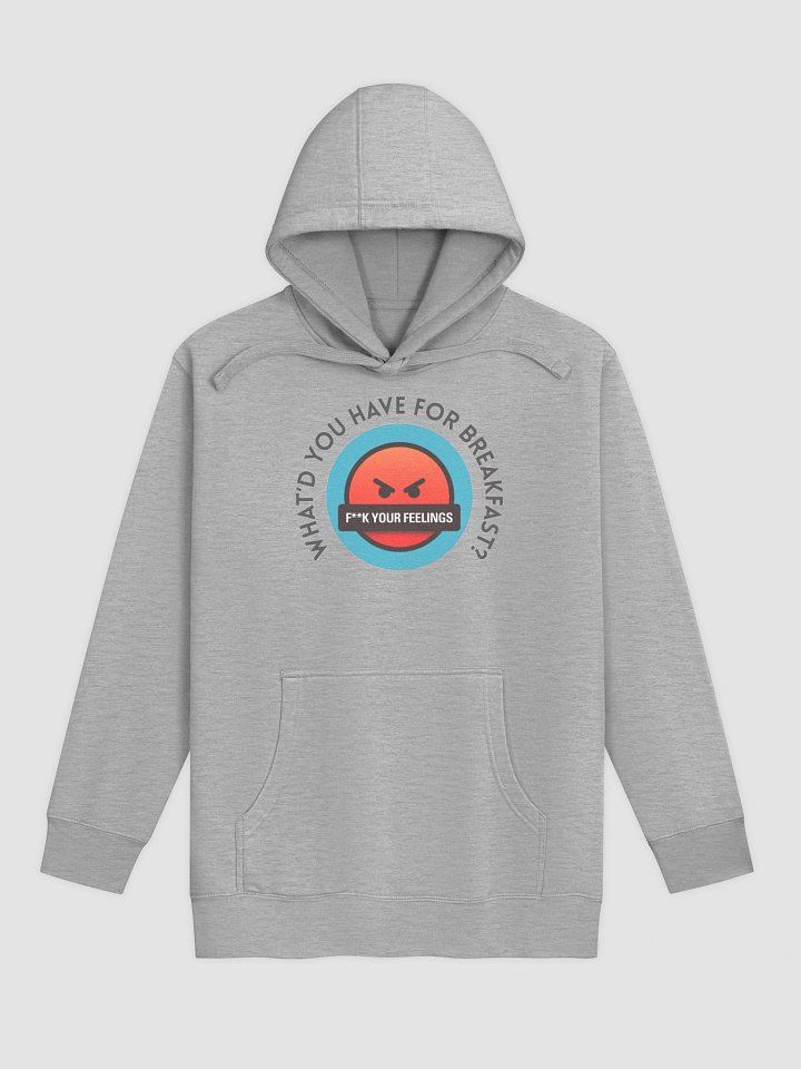 Breakfast Hoodie Black Text product image (1)