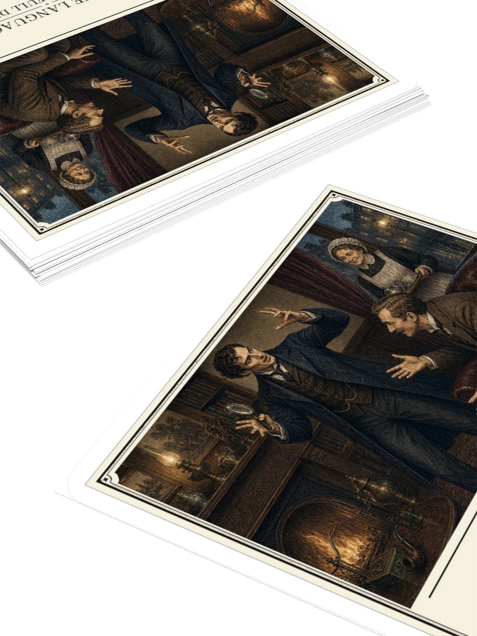 Love Language Being Told Full Deduction -- The Adventures of Sherlock Holmes Sticker product image (4)