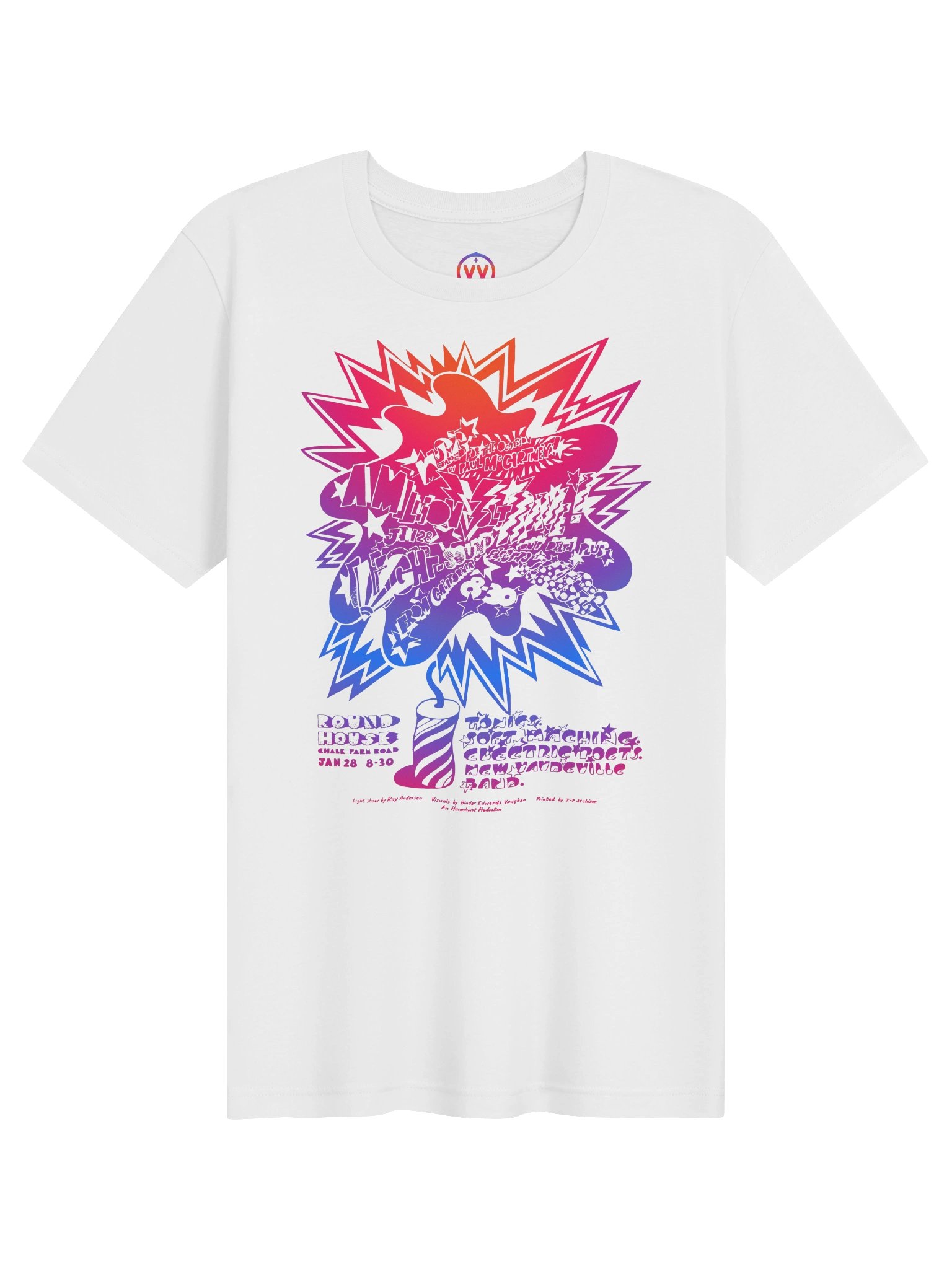 Million Volt Light & Sound Rave (Unit Delta Plus/EMS) Vintage Rave T-Shirt product image (4)
