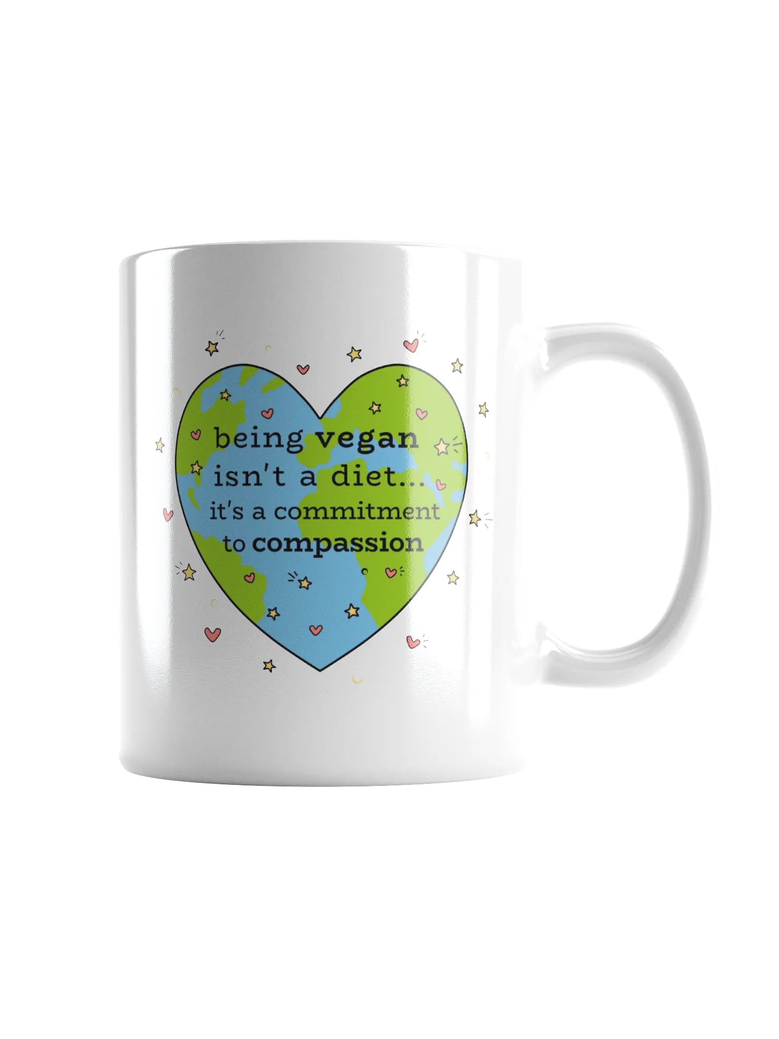 “Being Vegan is not a Diet” Coffee or Tea Mug product image (2)