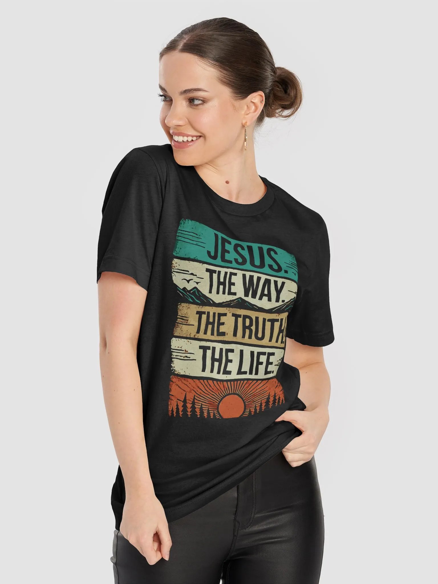 Jesus - The Way The Truth The Life Tee product image (7)