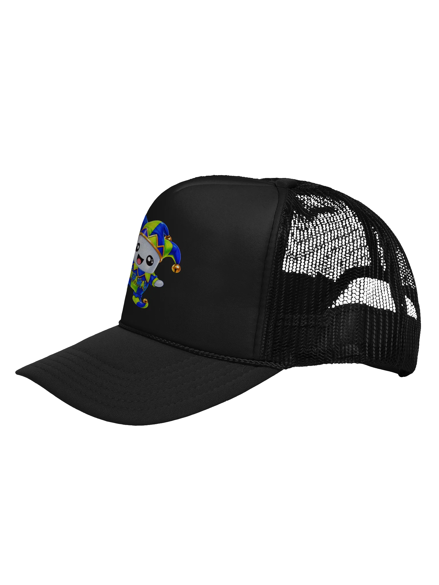 SPRITEFEST "Jester Sprite" Black FOAM Trucker Snapback Hat product image (3)