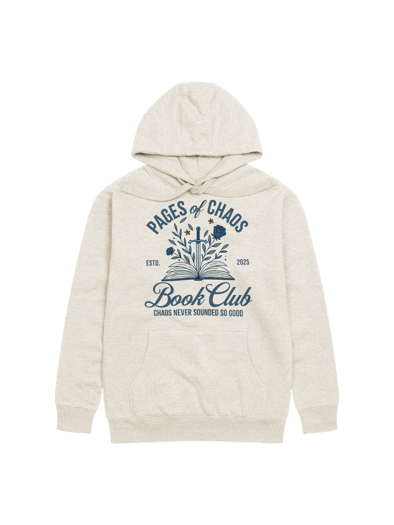 Pages of Chaos Book Club Hoodie (Light) product image (1)