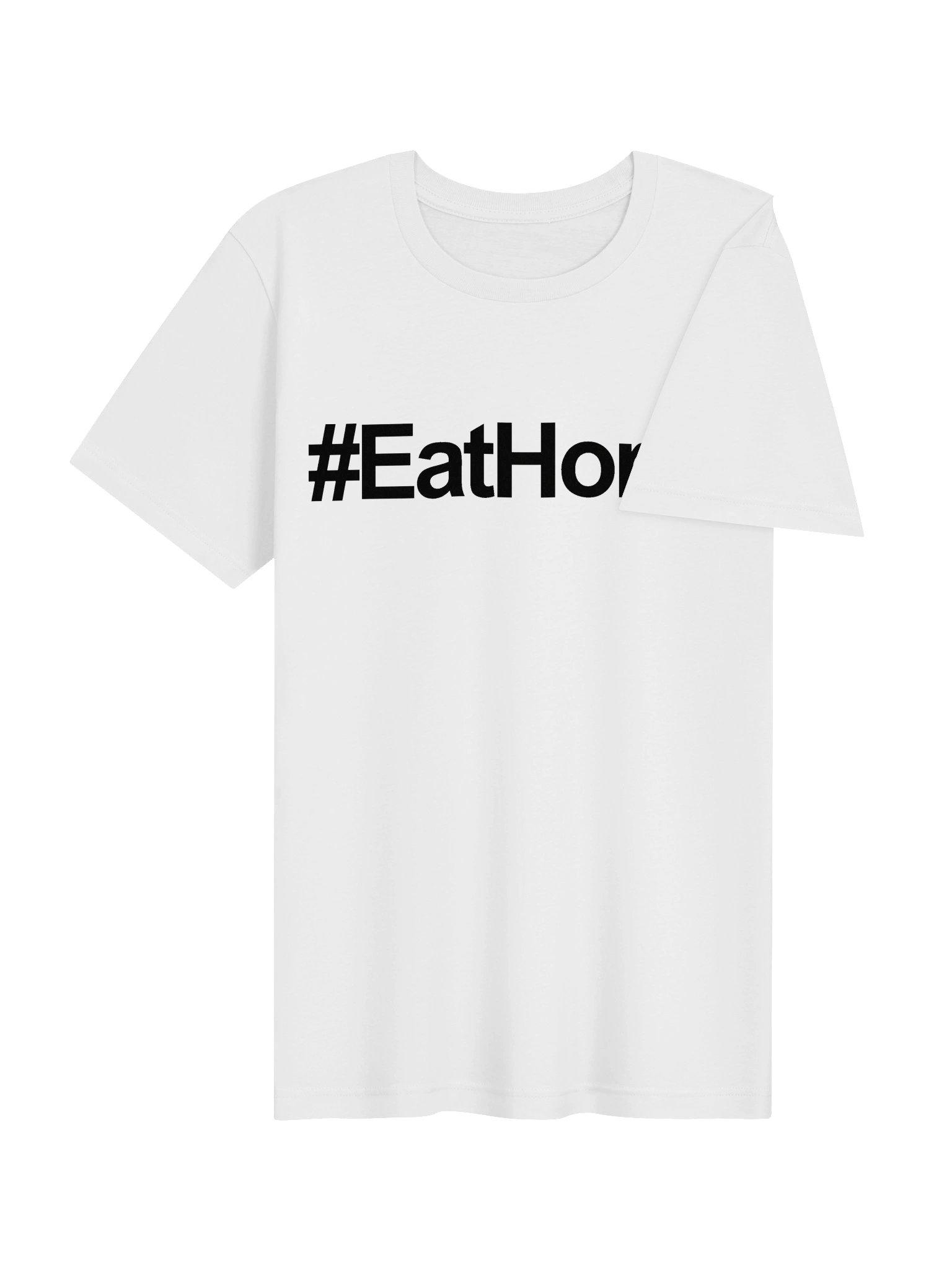 #EatHorse Unisex T-Shirt — Black Print product image (4)