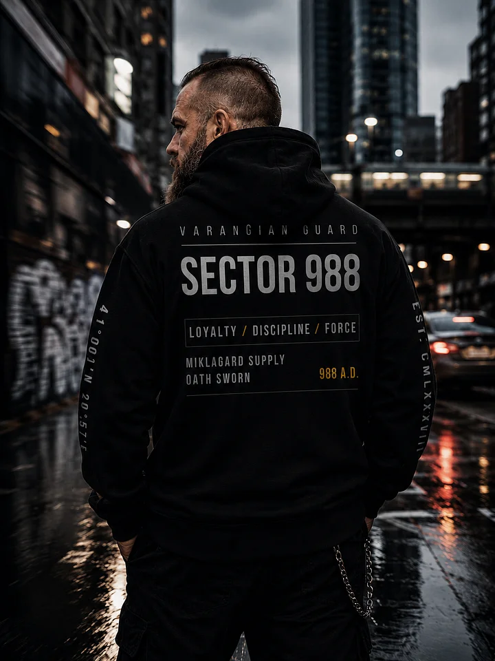 SECTOR 988 — Tactical Code Hoodie product image (2)