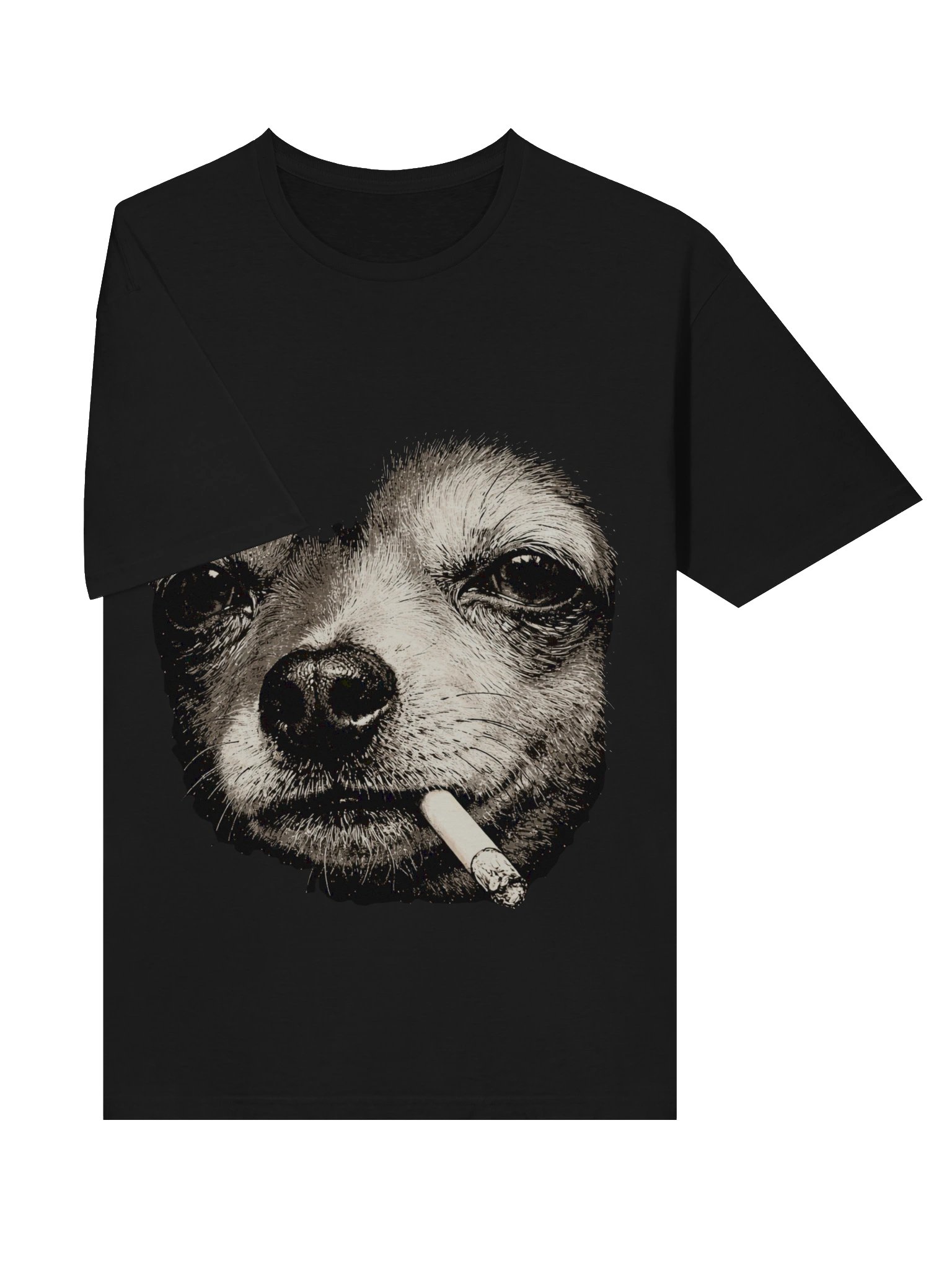 Charming Chihuahua Cigarette Unisex Tee product image (5)