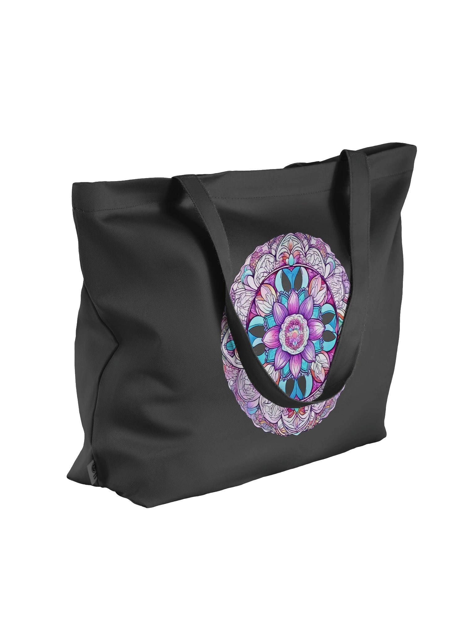 Moonlit Garden Mandala - Eco-conscious Organic Cotton Totes product image (5)
