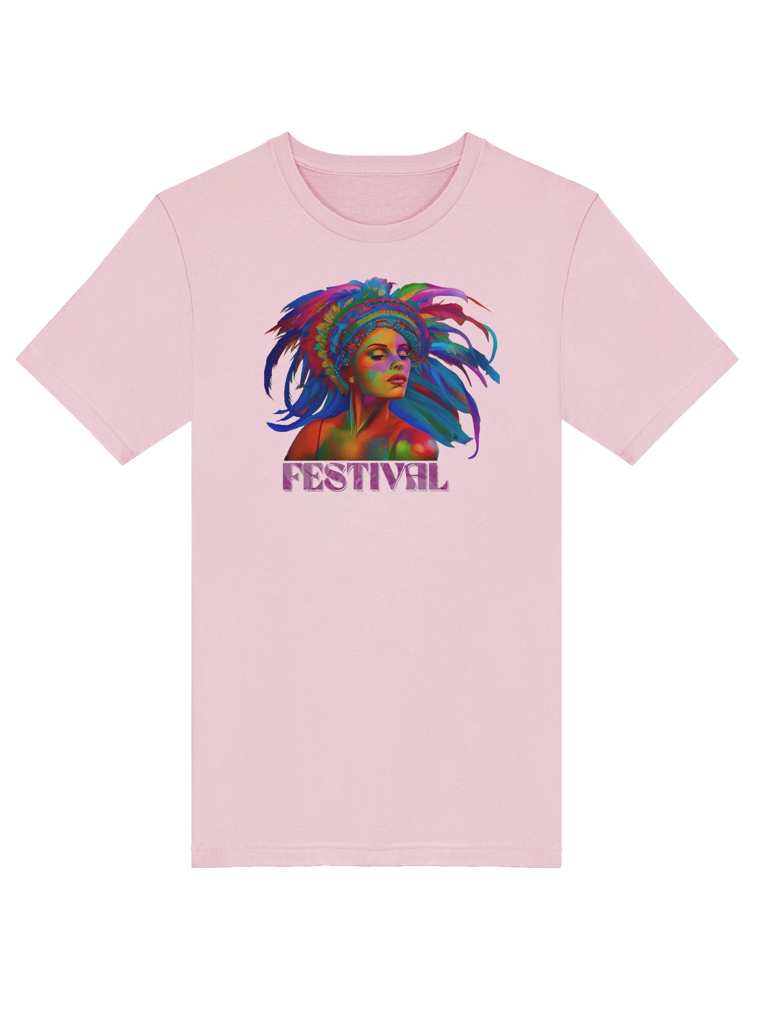 Festival Dreams Feathered T-Shirt product image (5)