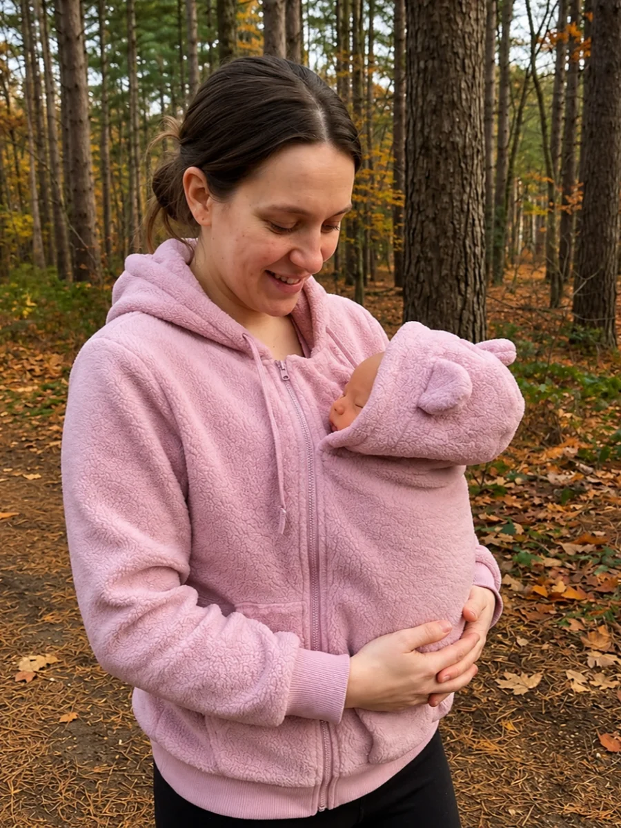 SnugNest™ Mama & Baby Cozy Hoodie product image (7)