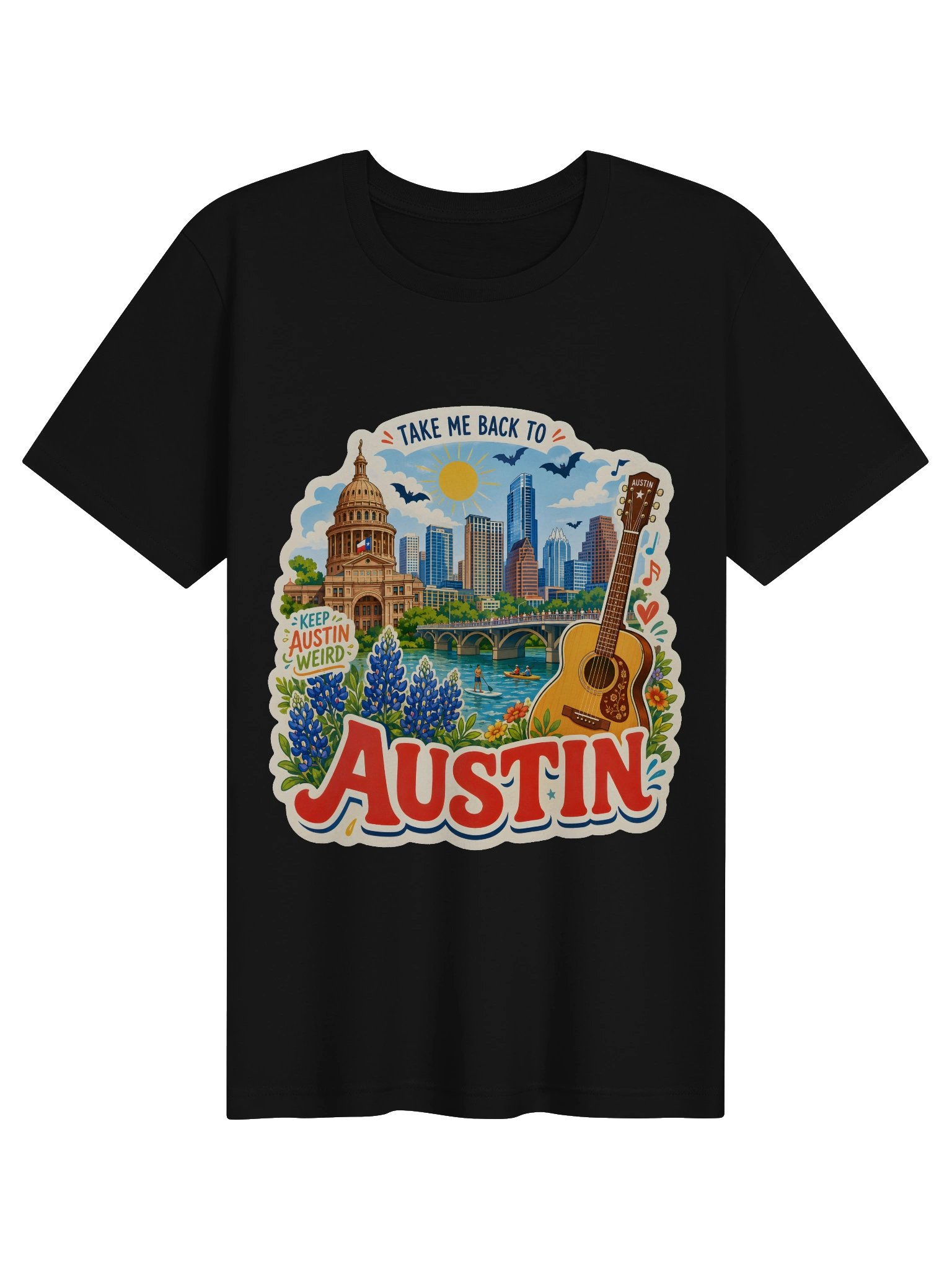 Take Me Back To Austin Tee product image (1)
