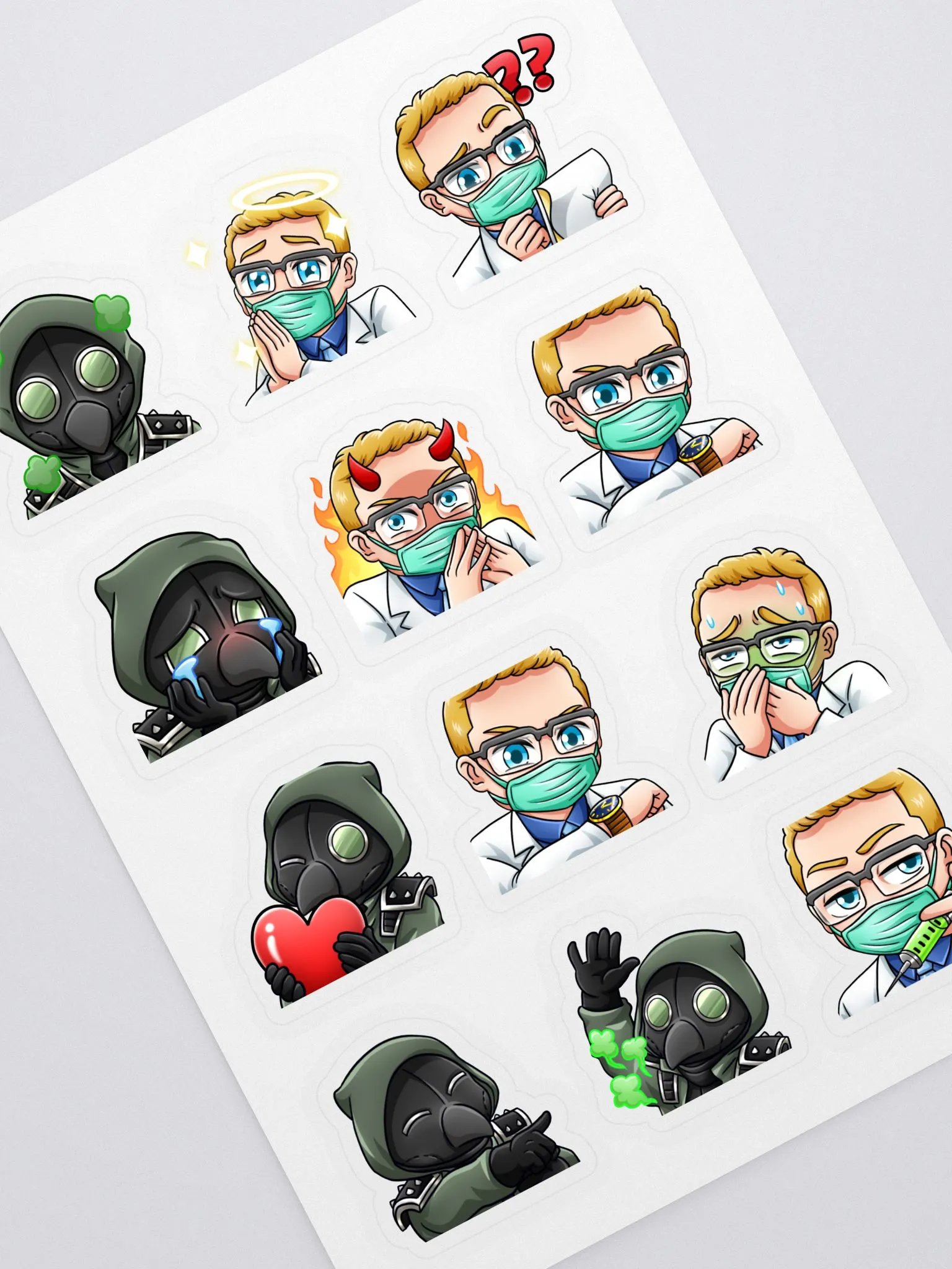 Smelly Emote Stickers product image (1)