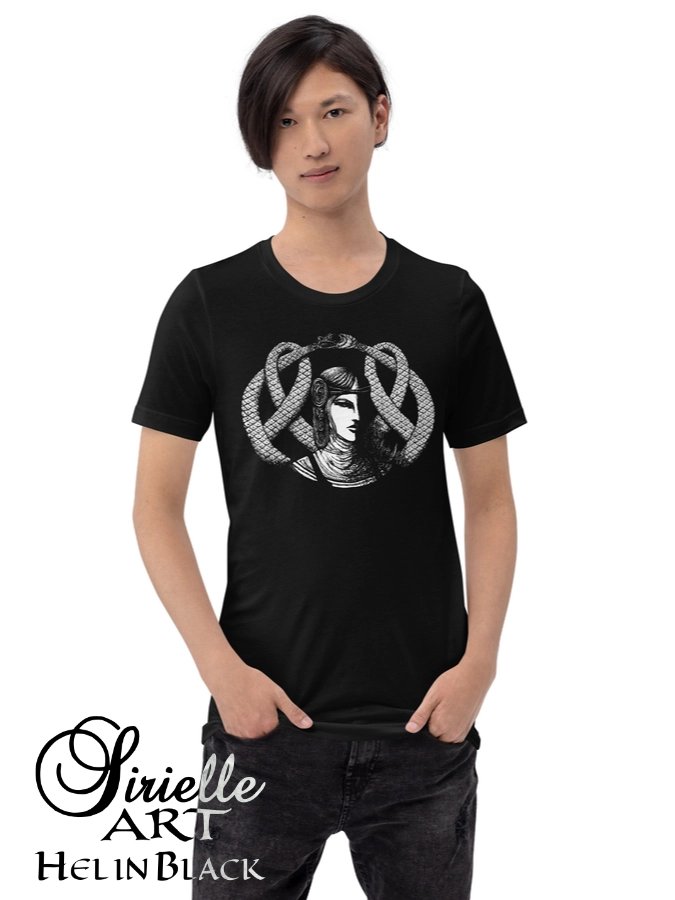 Hel in Black Portrait · Regular Fit Supersoft Bella Canvas T-Shirt product image (2)