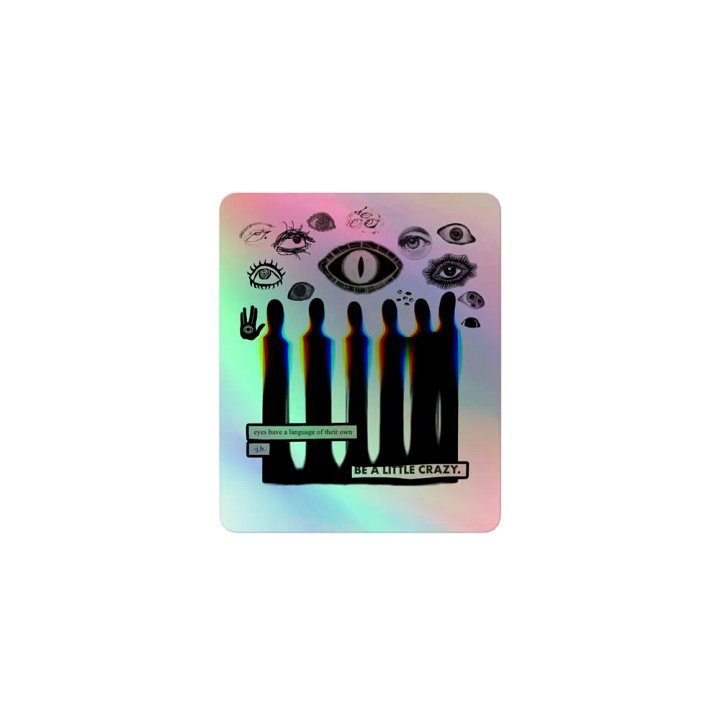 Be a Little Crazy Sticker Sheet product image (1)