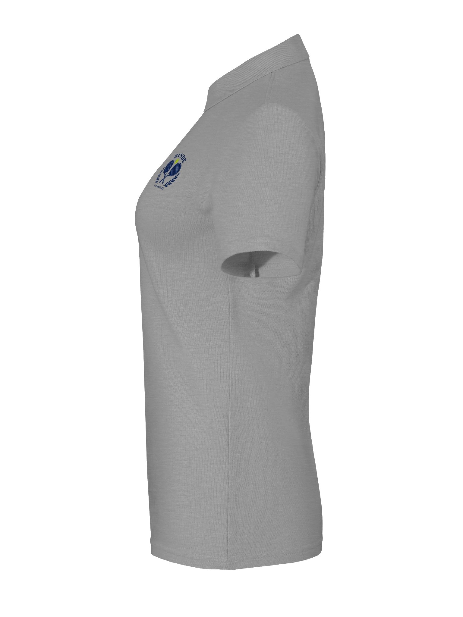 BANDE WAR ABSICHT. Damen Padel Poloshirt – Sport Grey product image (11)