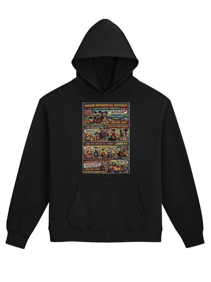 📺 Insane Infomercial Mayhem Hoodie product image (1)