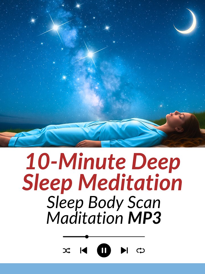 10-Minute Body Scan Meditation for Deep Sleep & Relaxation | MP3 Audio Download product image (1)