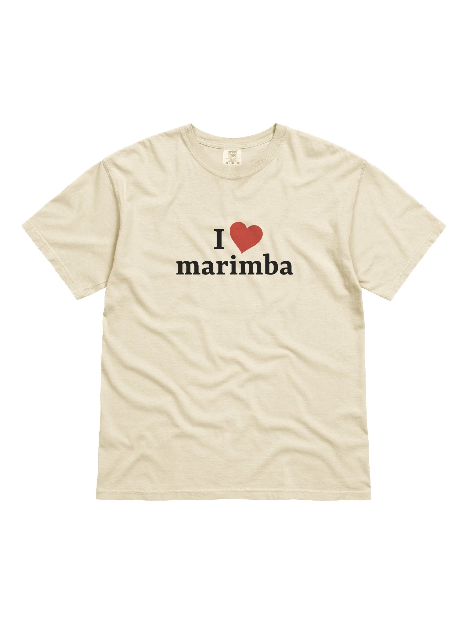 I <3 marimba | short sleeve comfort colors t-shirt product image (2)
