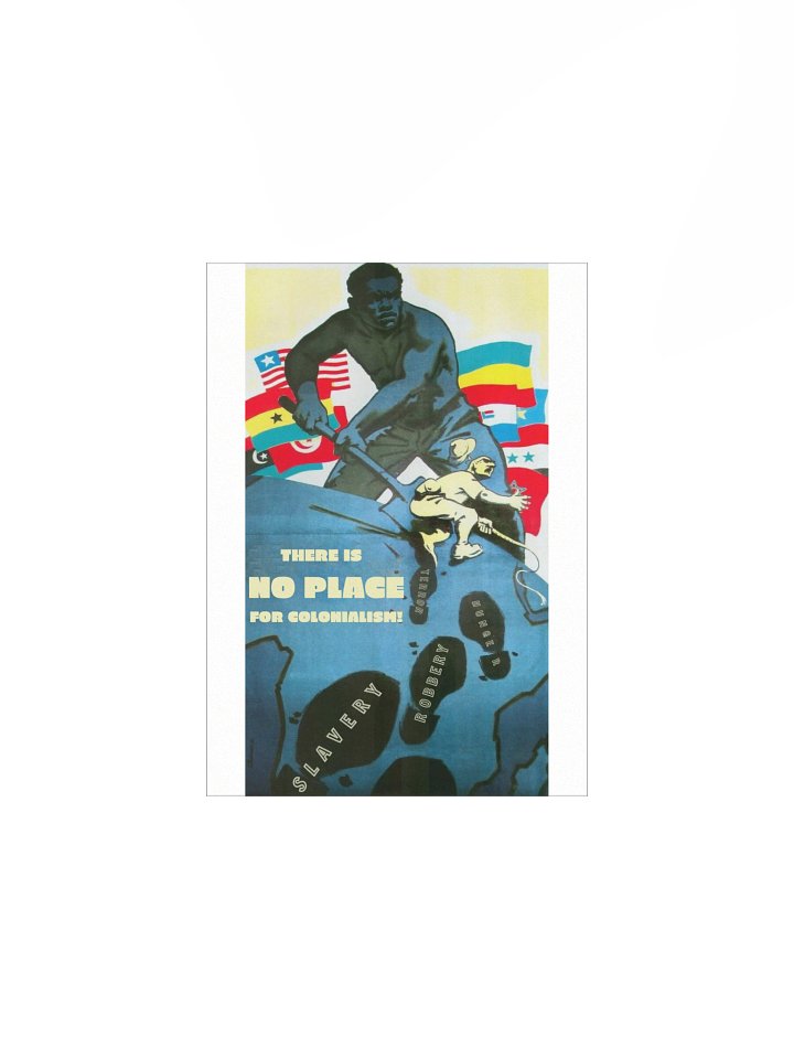 There is no place for colonialism poster product image (1)