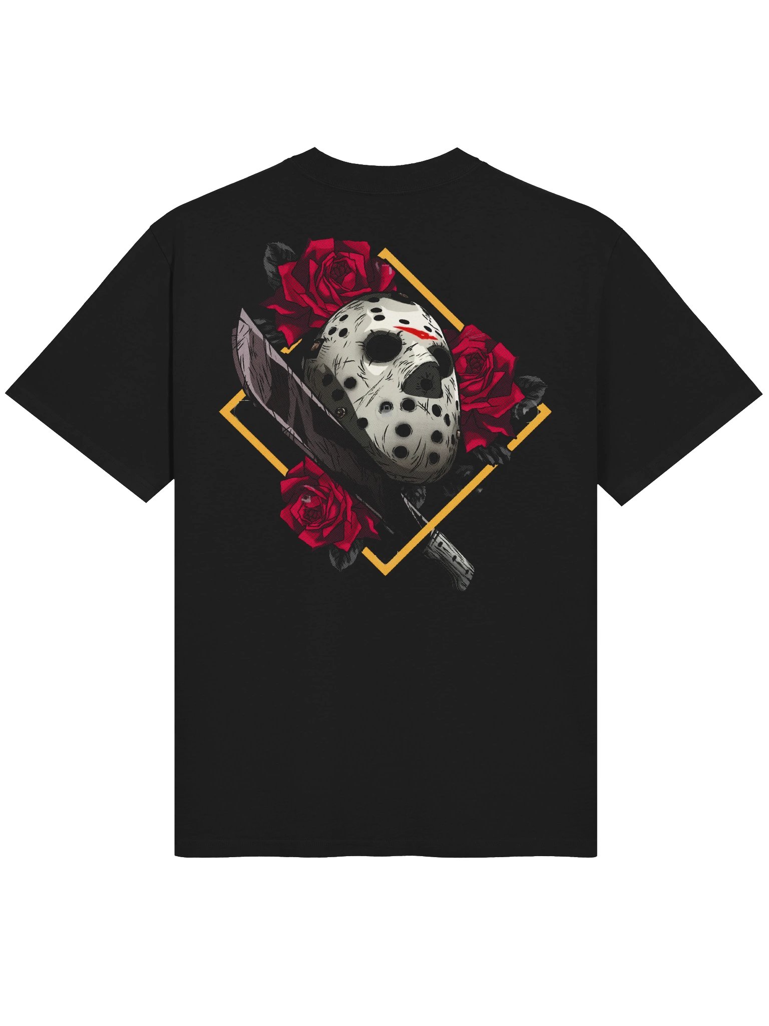 Masked Rose Graphic Oversized Tee product image (1)