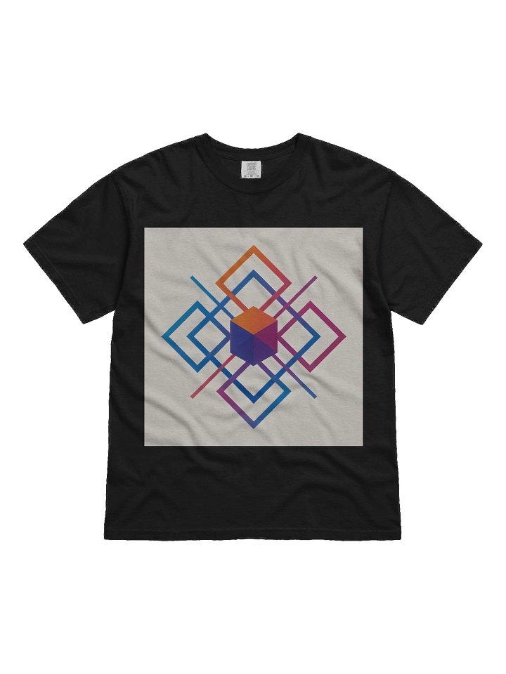 Geometric Fusion Gradient T-Shirt product image (1)