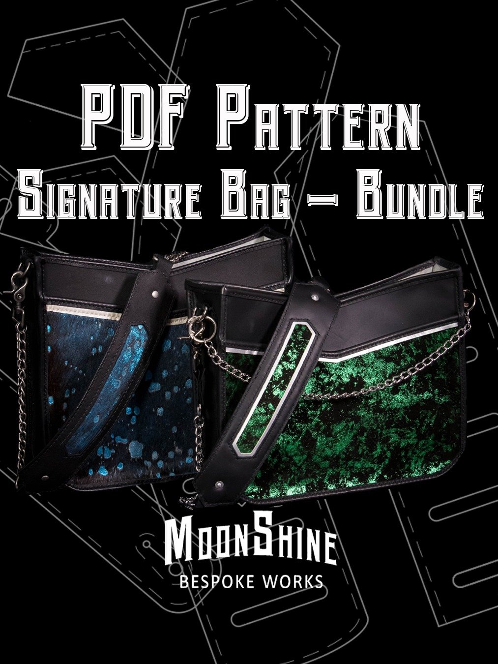 Signature Chevron Handbag PDF Pattern Bundle product image (1)