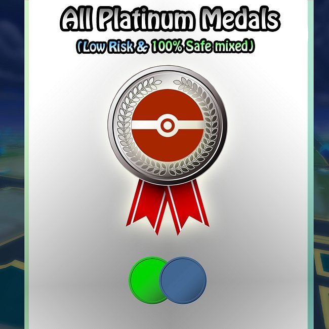 🟢🔵 All Available Platinum Medals Boosting Service (Mixed Safety)