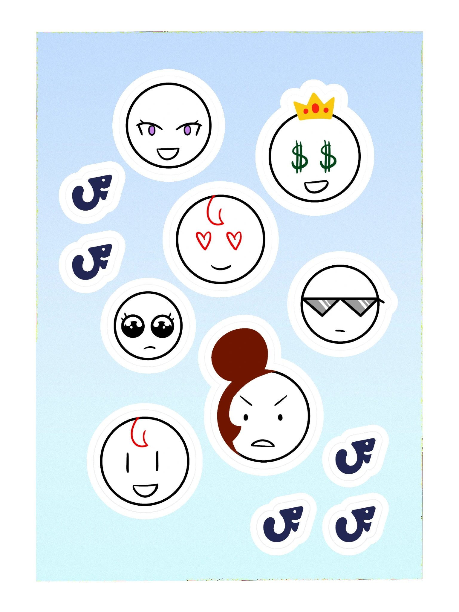 That One Video Character Stickers Sheet product image (3)