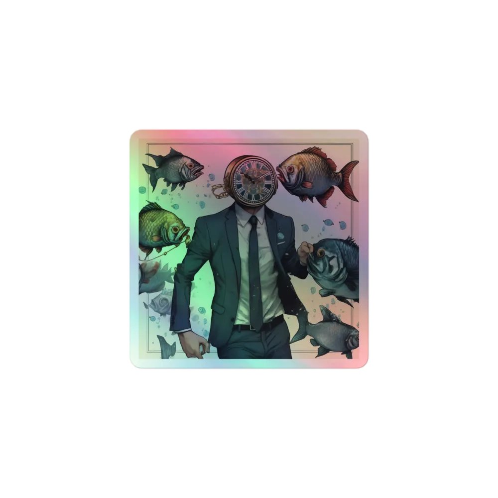 Timeless FishFight Holo Sticker product image (1)