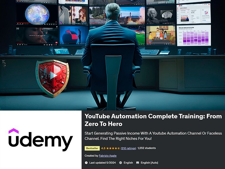YouTube Automation Complete Training: From Zero To Hero product image (1)