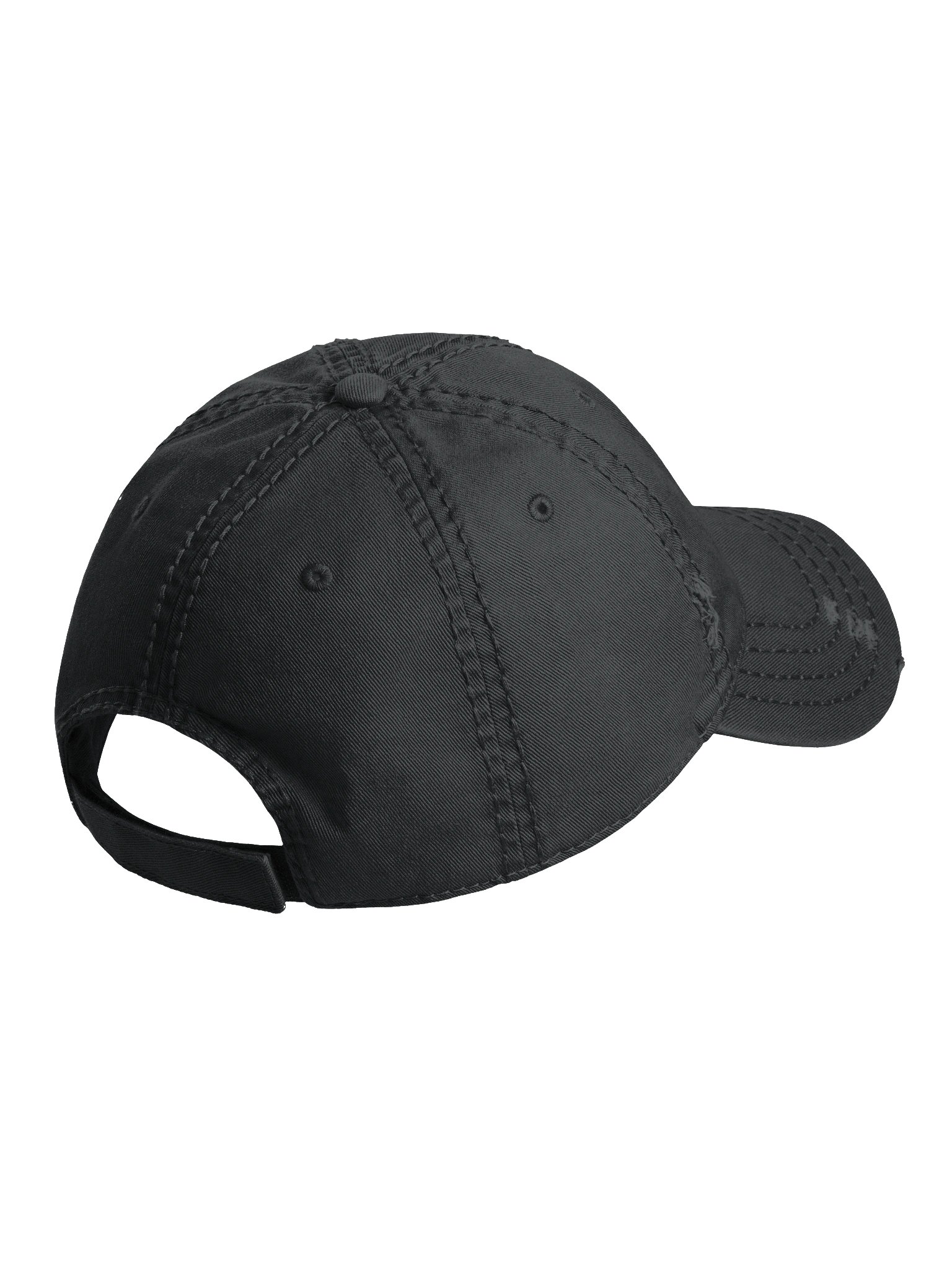 Blackout Logo Distressed Baseball Hat product image (3)