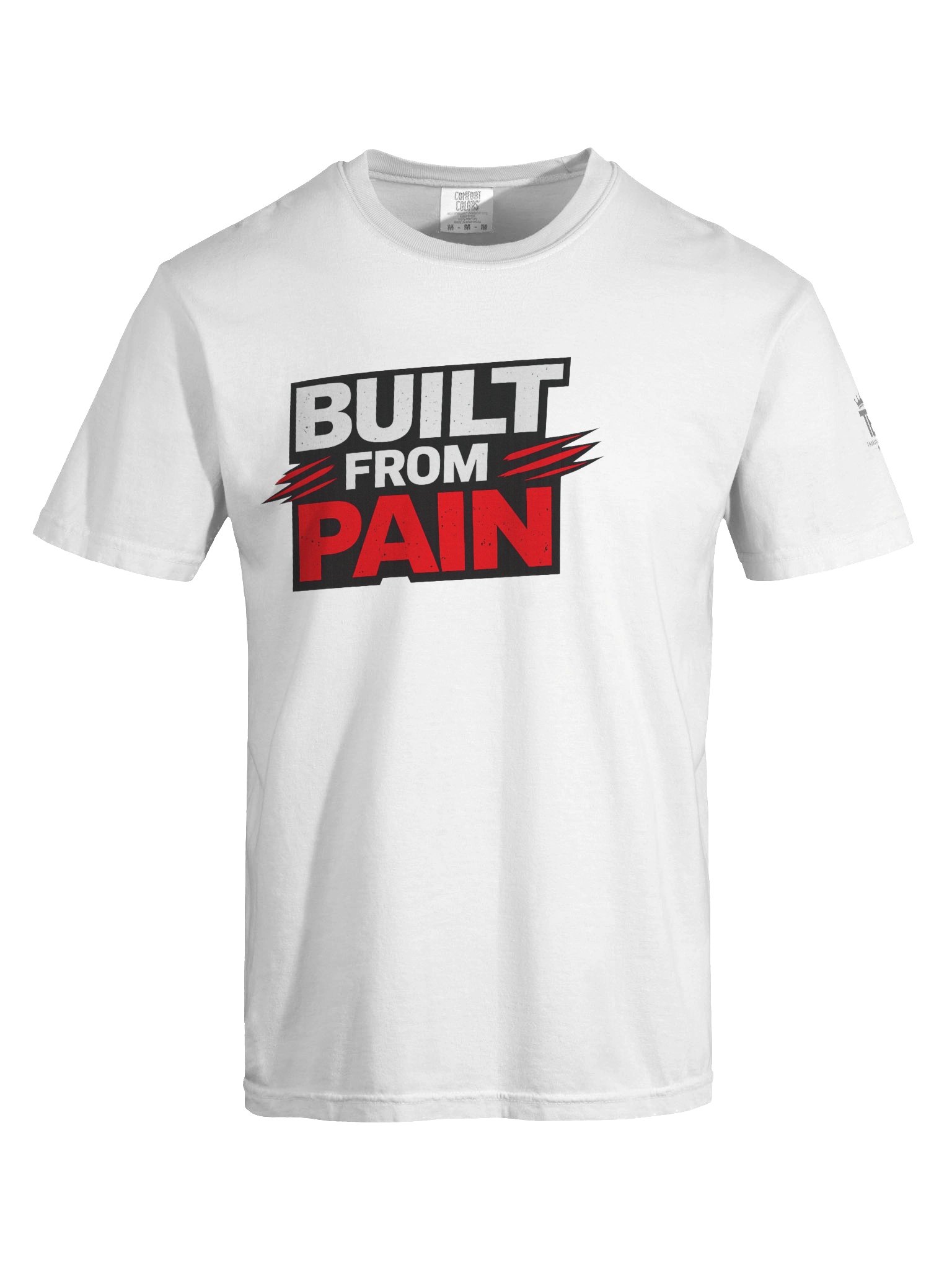 Built From Pain Tee – White Edition product image (5)
