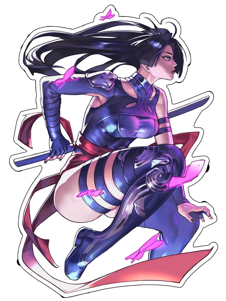Psylocke Sticker product image (1)