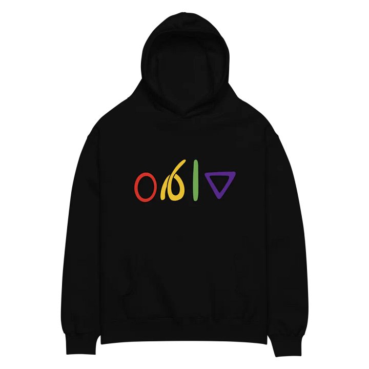 red yellow green purple hoodie product image (2)