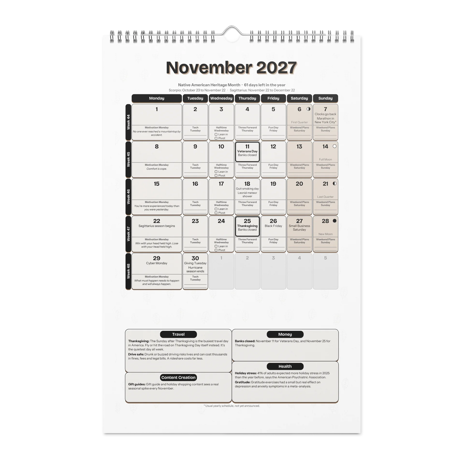 MY YEAR Planner + Calendar 2027 by Rob Virtuoso product image (11)