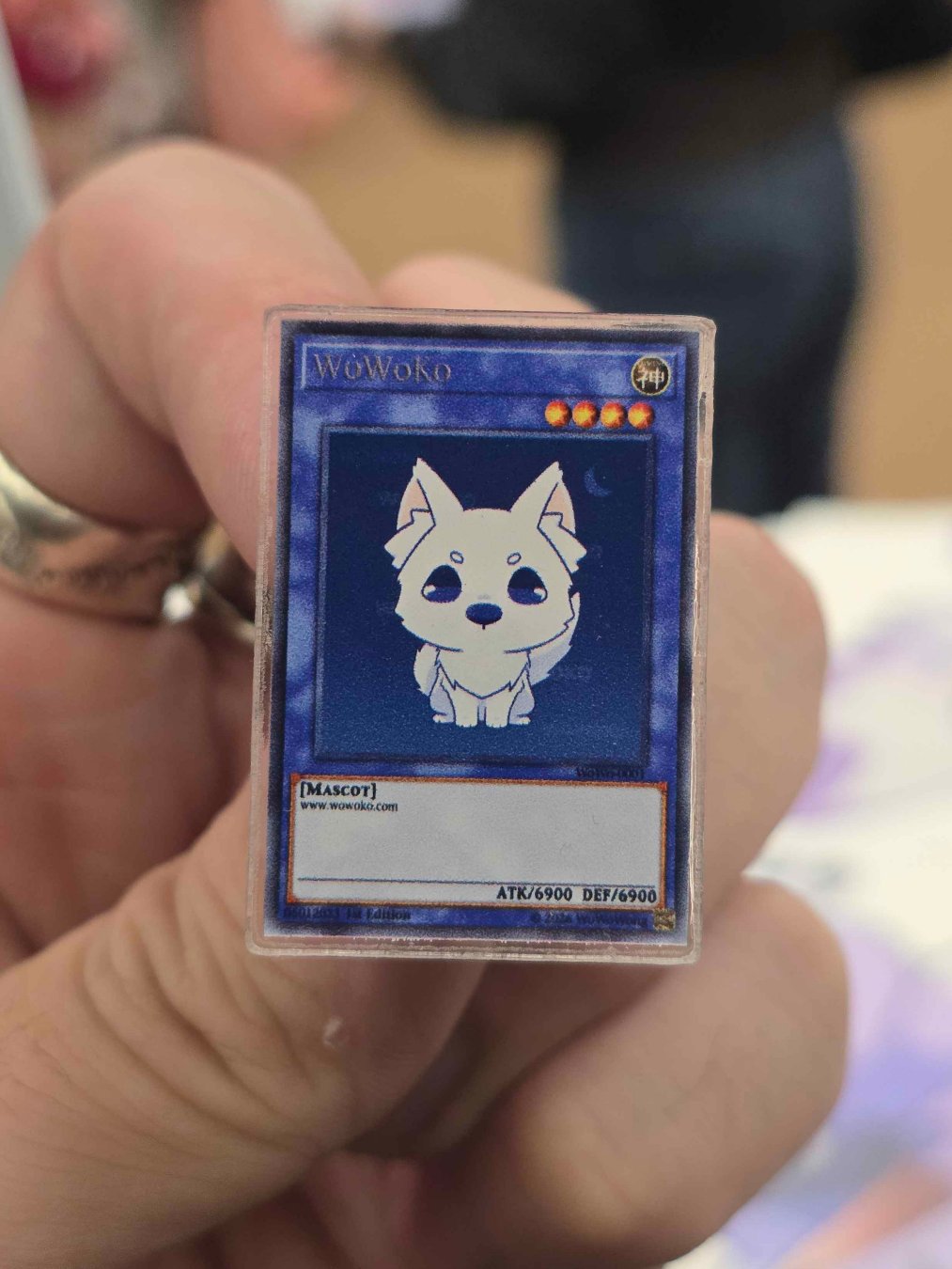 LIMITED WoWoKo Yugioh Card - Acrylic Pin product image (2)