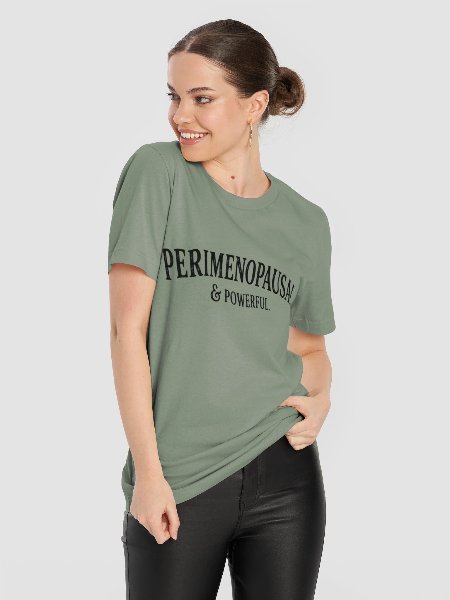 Perimenopausal & Powerful | Vintage Perimenopause Graphic Tee product image (26)