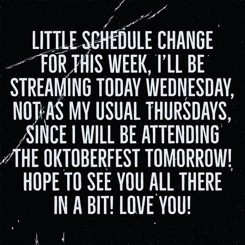 ATENTION FAM!! Little stream day swap happening tonight, same time and place , just different day, still gonna be Thursday vi...