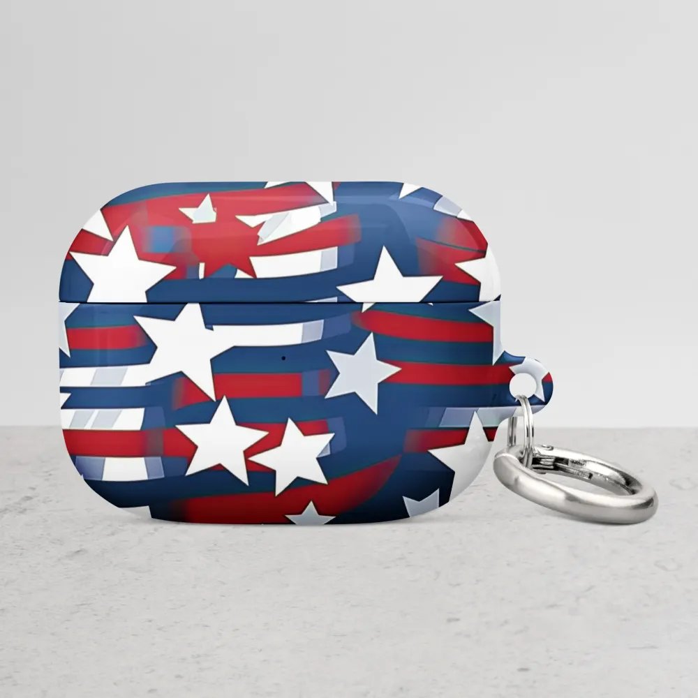 Patriotic Waves All-Over Print AirPods® Pro Gen 1 and 2 Gen 1 and 2, Gen 3 Cases product image (9)