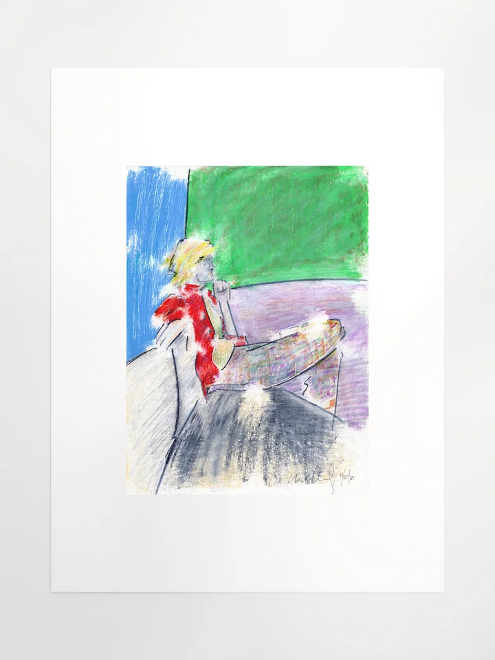 Woman in a Red Shirt 11.25.85 print product image (2)